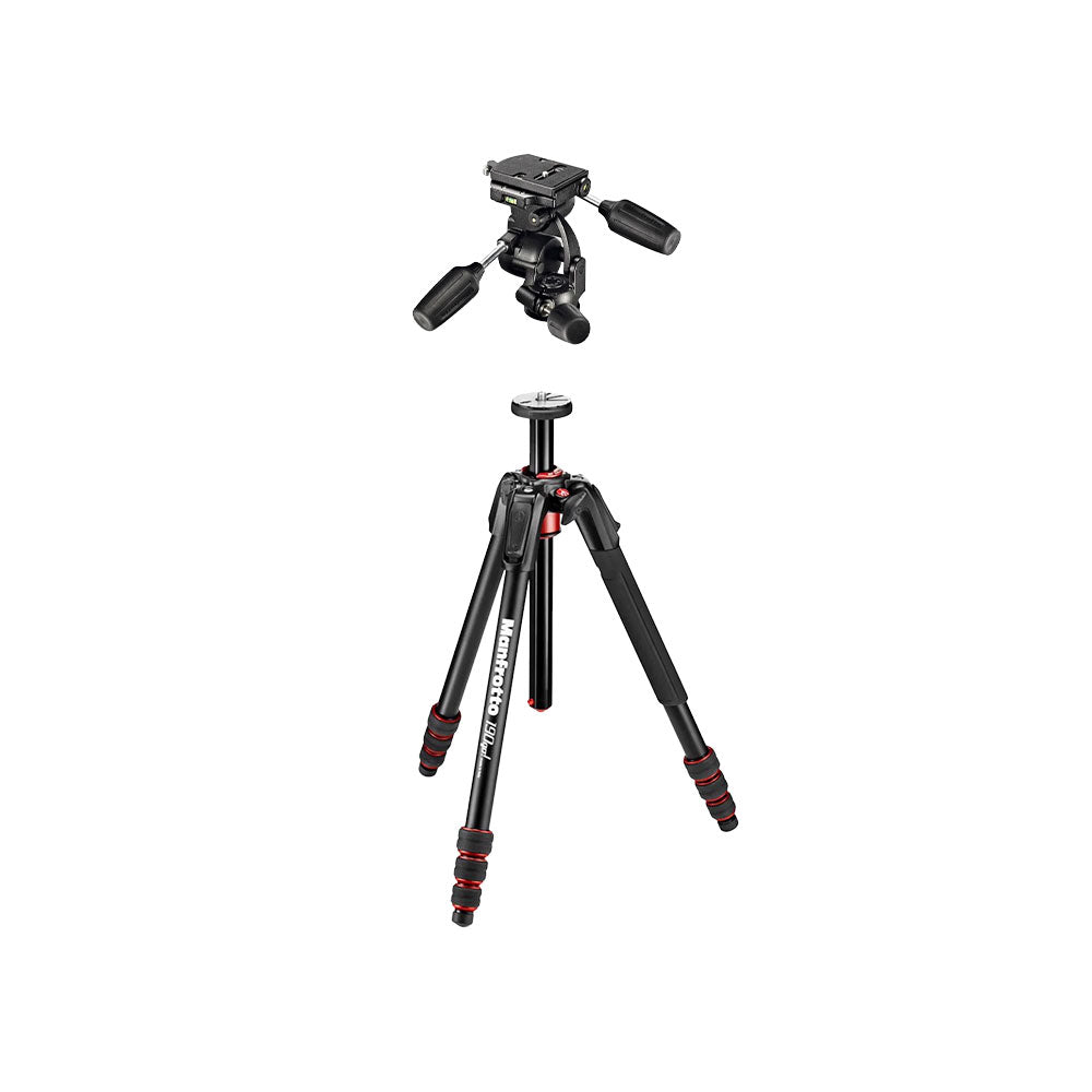 Tripode Manfrotto MT190GOA4TB con Cabeza 3-Way 808RC4