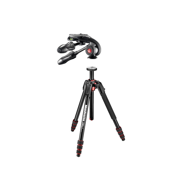 Tripode Manfrotto MT190GOA4TB con Cabeza 3-Way MH293D3-Q2