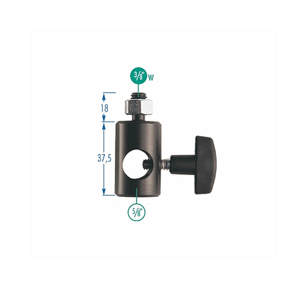 Manfrotto 014-38 Rapid Adapter - Stud 5/8" a Rosca 3/8"