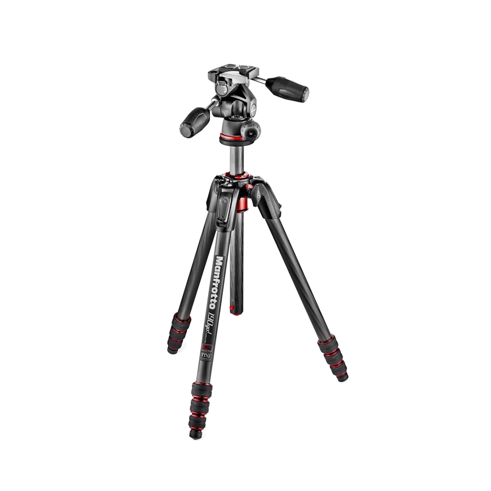 Trípode de Fotografía de Carbono Manfrotto MK190GOC4TB-3W