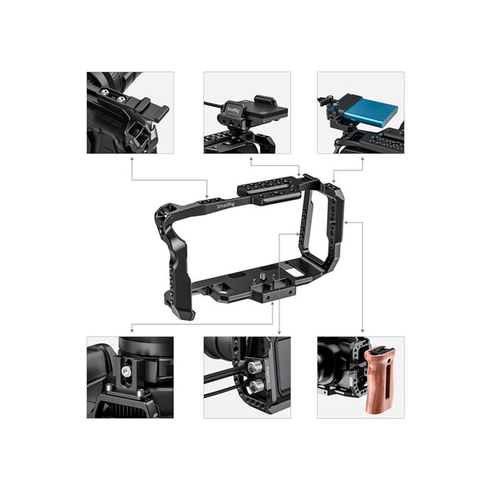 Jaula SmallRig Full Cage para Cámara Blackmagic Pocket Cinema 6K/4K
