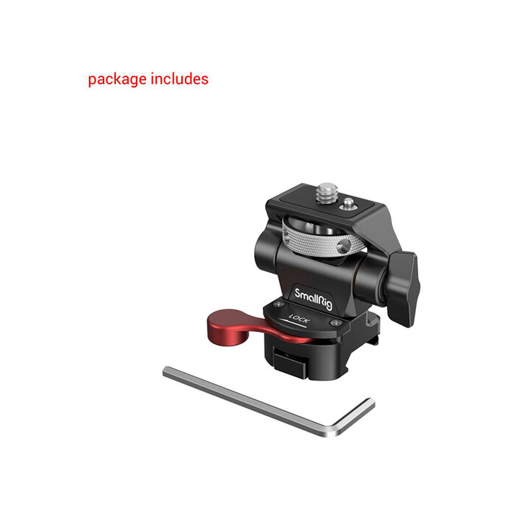 Soporte SmallRig para monitor con giro e inclinación y fijación de abrazadera NATO