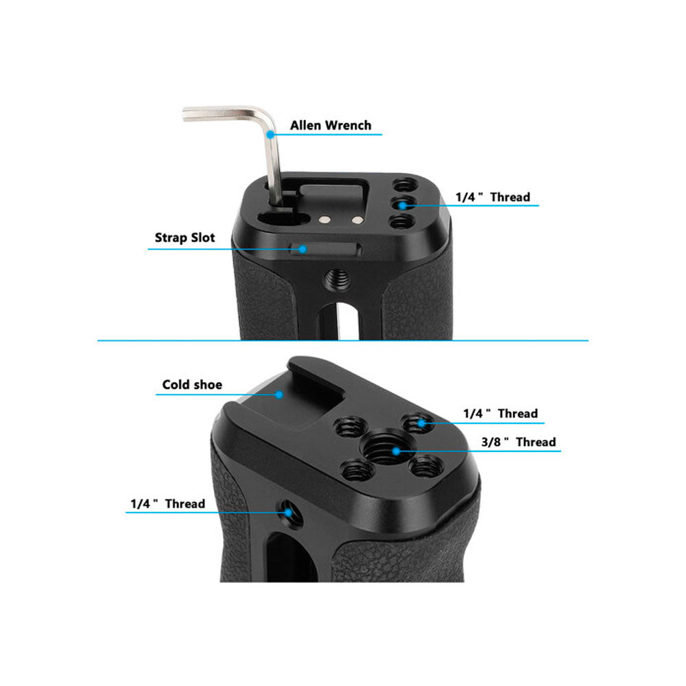 Soporte SmallRig HawkLock Minide monitor de liberación rápida (sistema Drop-In) con zapata fría