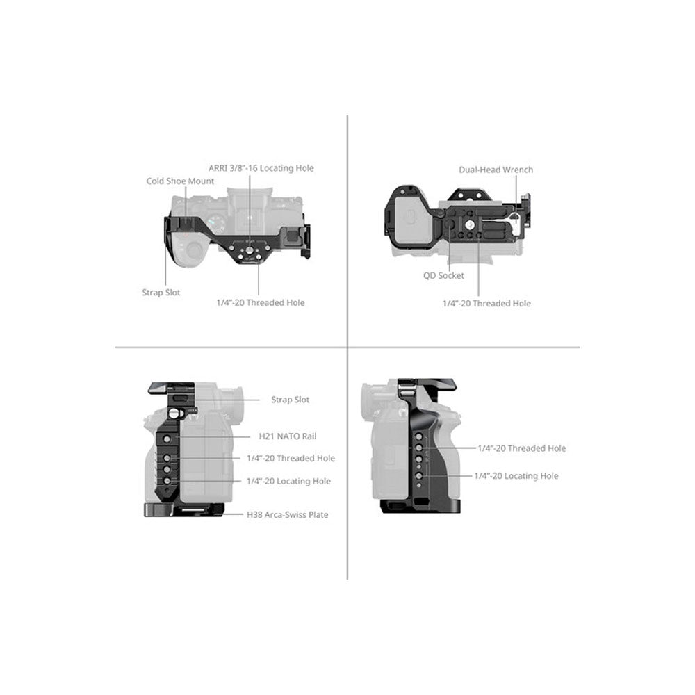Jaula SmallRig Full para Cámaras Sony a7 IV/V, a7R IV/V, a7S III y a1