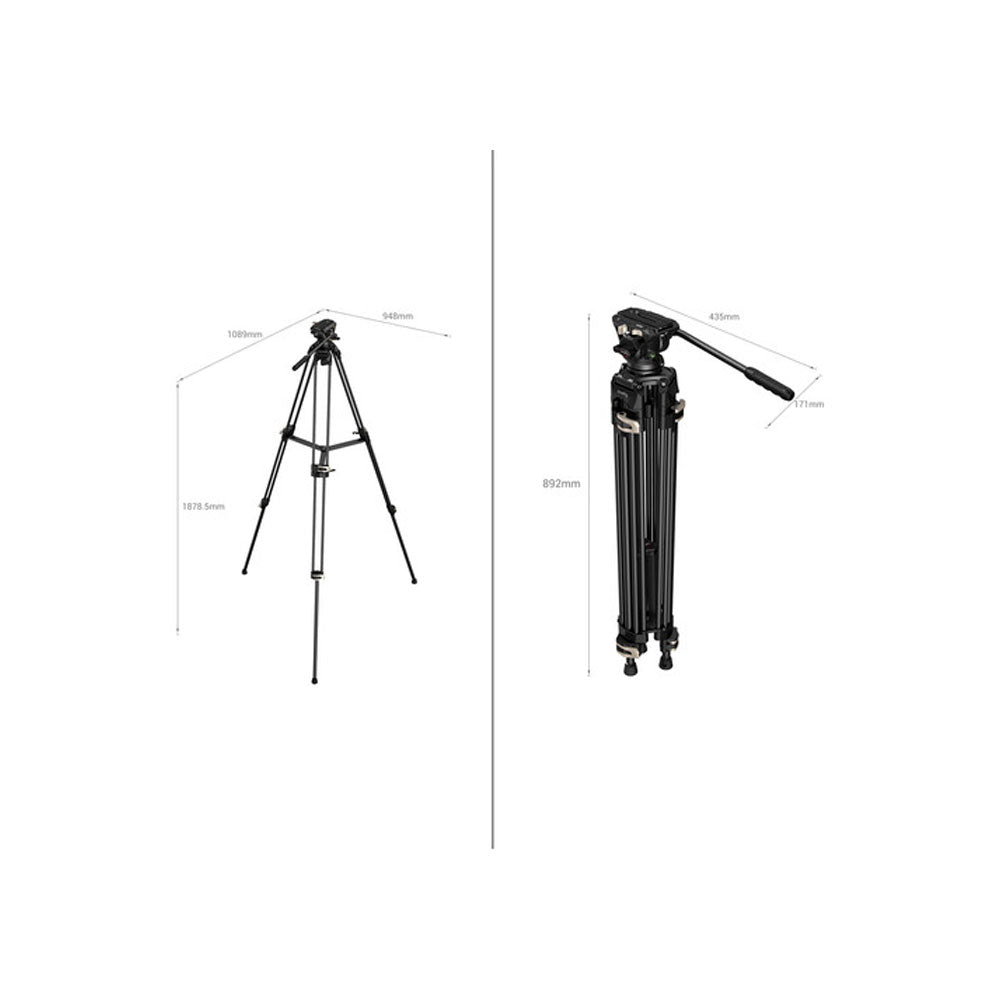Trípode  SmallRig AD-01 con Cabezal Fluido
