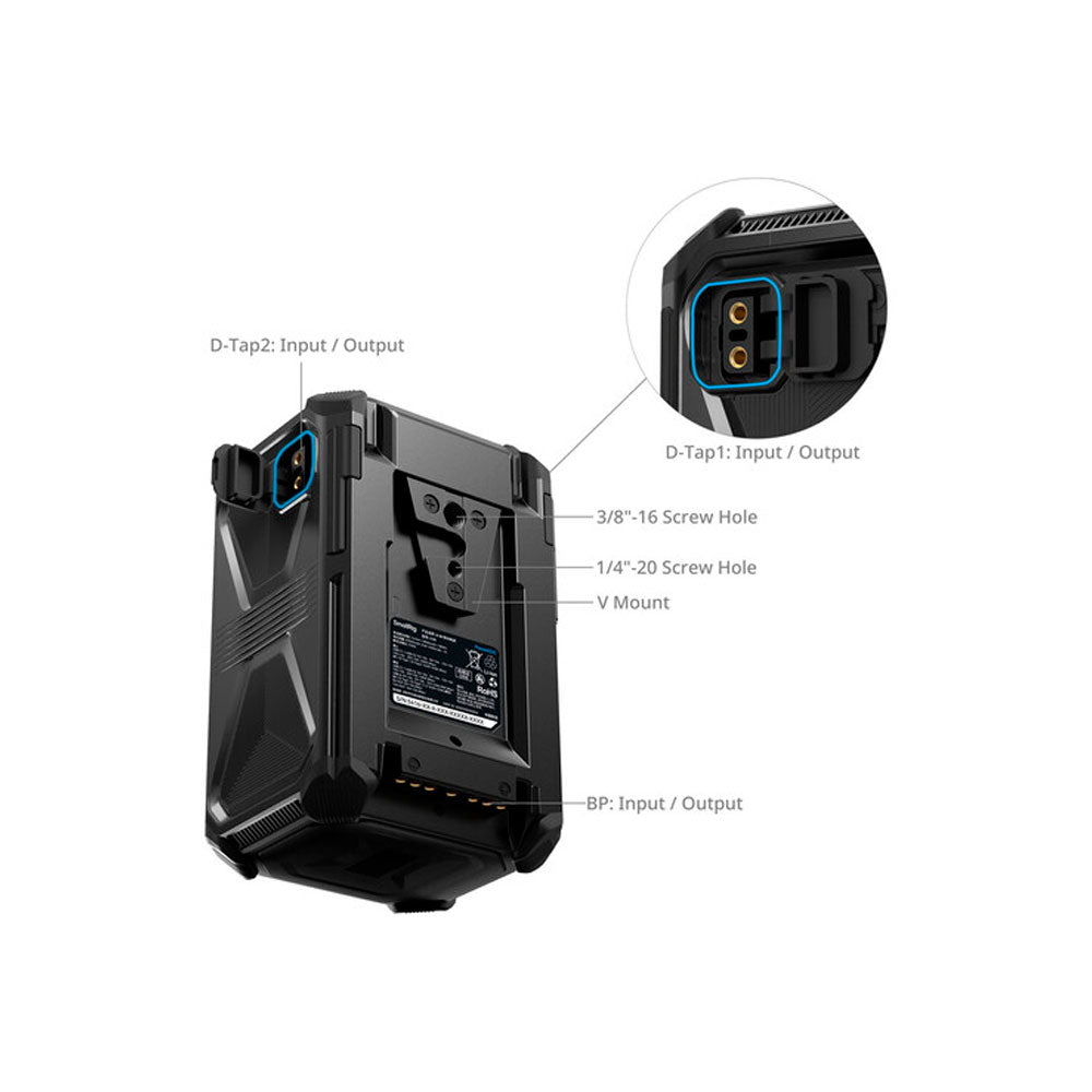 Batería SmallRig X-Touch X99 V-mount de triple protección (99 Wh)