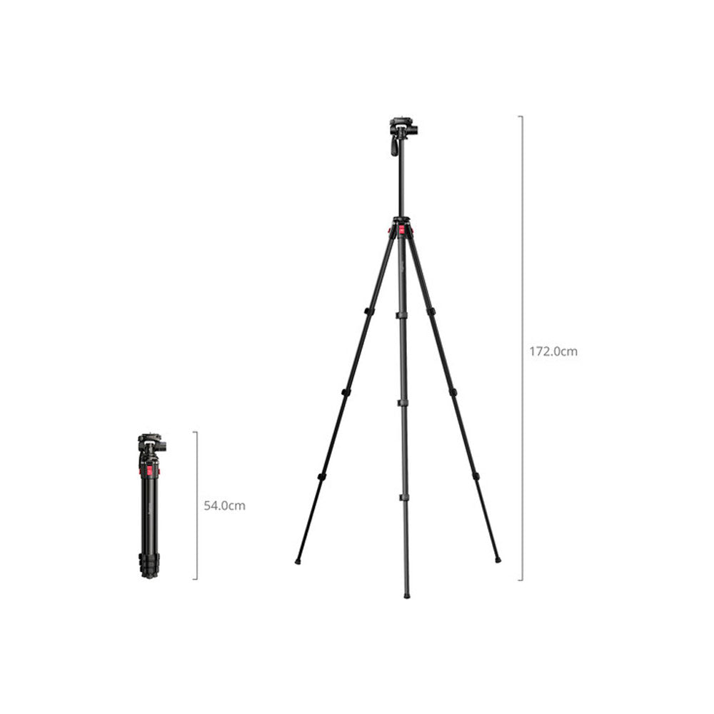 Trípode de Vídeo de Aluminio SmallRig con columna central (67,7")