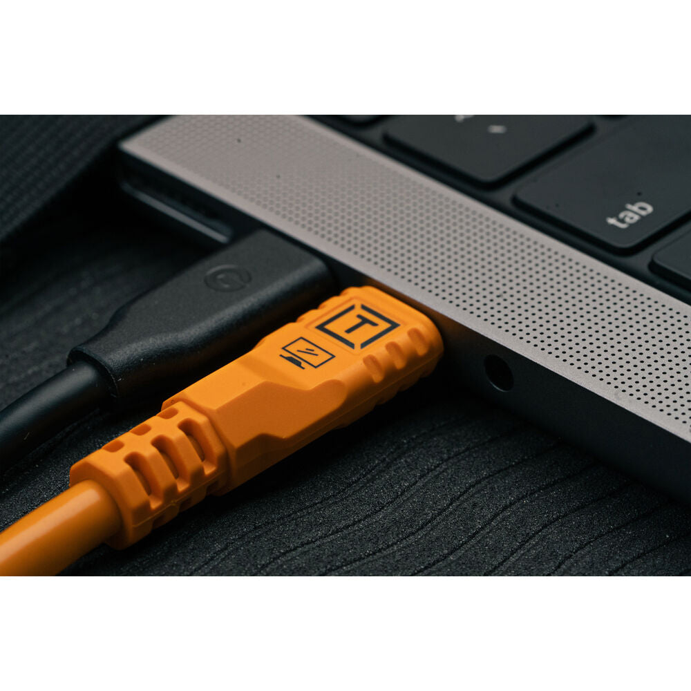 Cable Tether Tools TetherPro CUC15G2-ORG Optima USB-C Cable de 4.6 metros