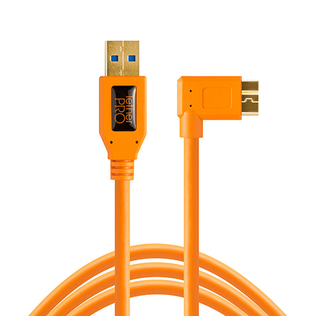 Cable Tether Tools CU61RT15-ORG USB 3.0 de Tipo A Macho a Tipo Micro-B Macho de 4.6 metros