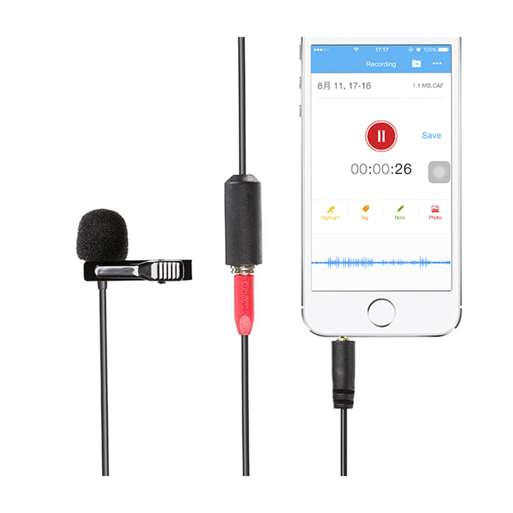 Micrófono Lavalier SR-LMX1+ para Celulares