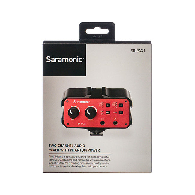 Mezclador de Audio Saramonix SR-PAX1 de 2 Canales
