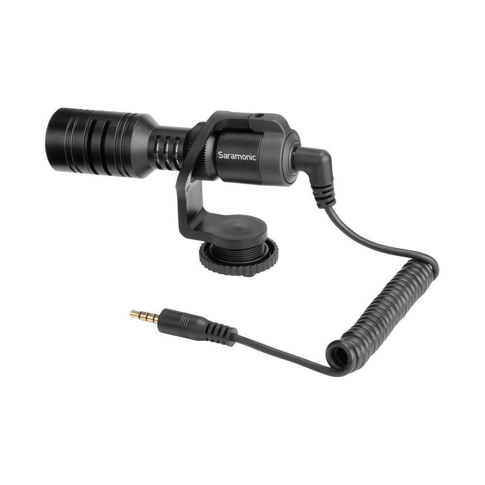 Micrófono Shotgun Saramonic Vmic Mini Ultracompacto para cámaras/celulares