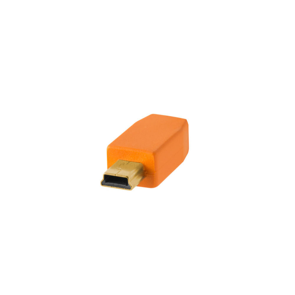 Cable Tether Tools CU5451 USB 2.0 de Tipo A Macho a Tipo Mini-B con 5 Pines Macho de 4.6 metros